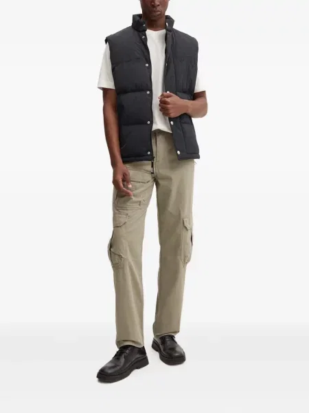 Blugi drepți Levi's® zdrențuiți negru