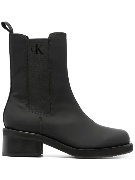 Botine chelsea Calvin Klein Jeans din piele negru