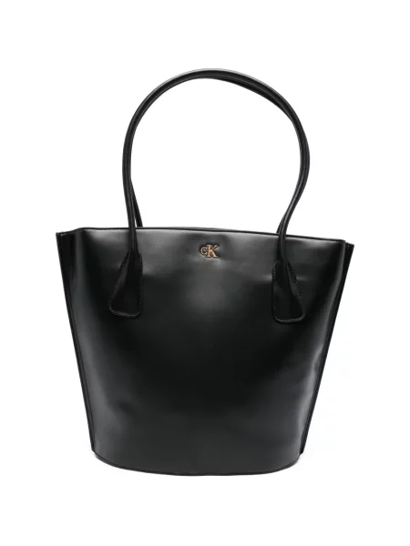 Geantă Calvin Klein cu autograf negru