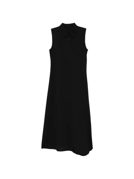 Rochie Less fără mâneci negru