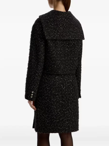 Sacou 12 Storeez din tweed negru