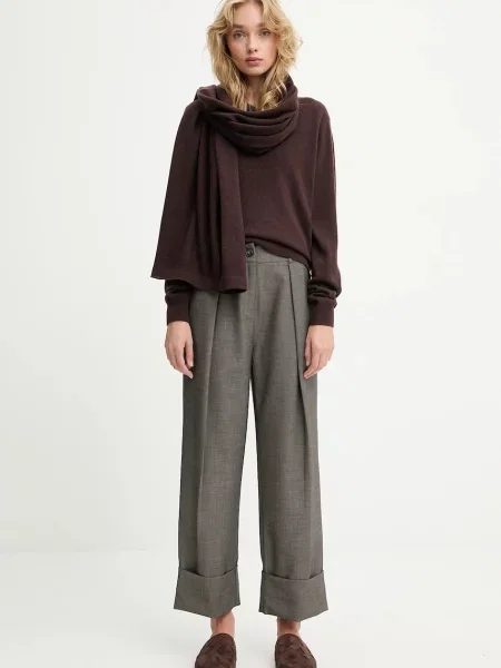 Светр з мериносової вовни з шарфом Answear.LAB