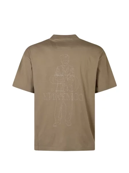 Scurt tricou C.p. Company din jerseu cu autograf