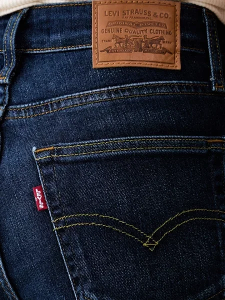 Levi's дънки flare дамски HR FLARE синьо