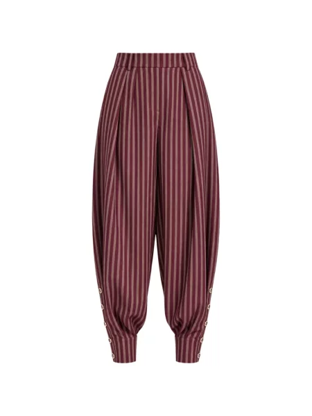 Pantaloni Retrofete cu imagine roșu