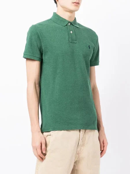 Siuvinėtos polo marškinėliai Polo Ralph Lauren žalia
