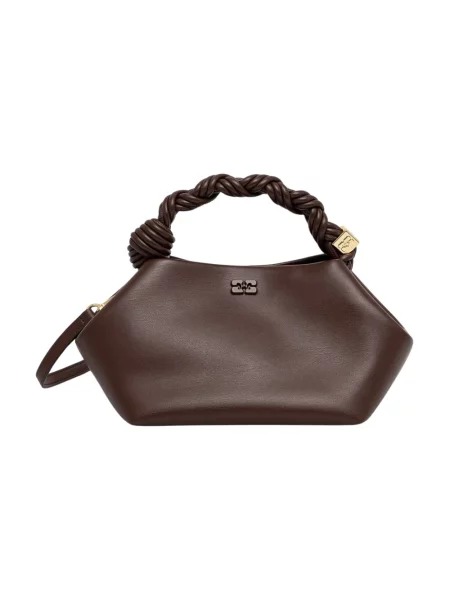 Torebka crossbody Ganni brązowa
