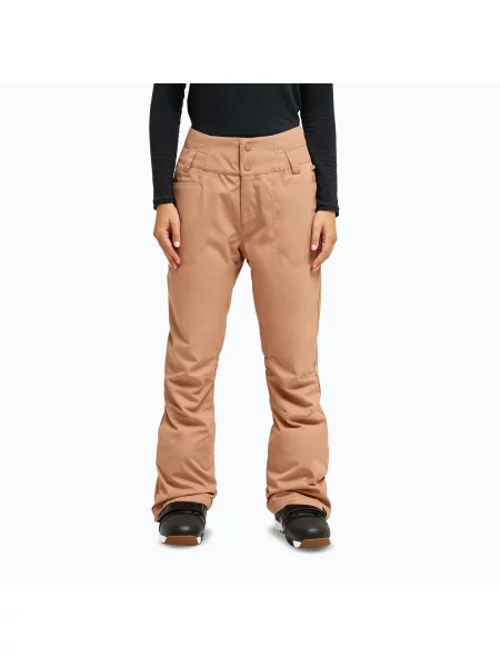 Spodnie snowboardowe Roxy Diversion brązowe