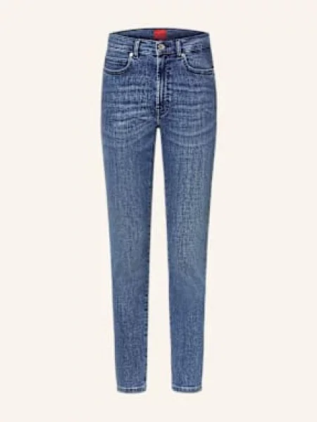 Hugo Jeansy Skinny blau niebieskie