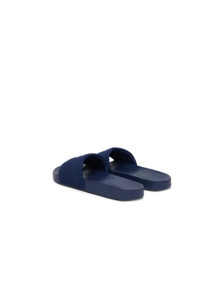 Šľapky Tommy Hilfiger Th Script Pool Slide Modrá námorníctvo