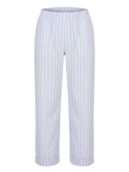 Hunkemöller Pantaloni de pijama albastru deschis alb