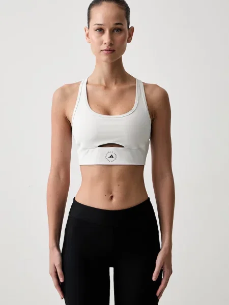 Adidas by Stella McCartney športová podprsenka sivá