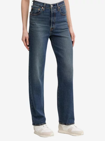 LEVI'S ® Jeans Ribcage Straight Ankle închis albastru