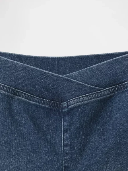 Pantaloni scurți din denim copii Gap albastru