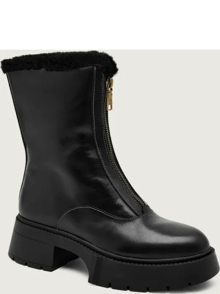 Coach botine Leah Platform cu plat negru