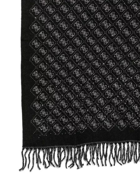 Fular Guess cu imagine negru