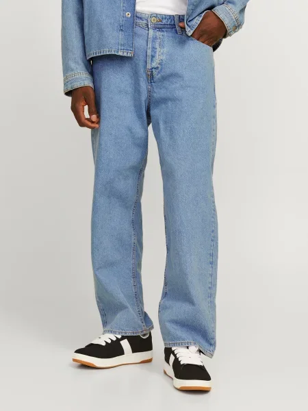 JACK & JONES Džínsy JWHALEX JJORIGINAL denim modrá