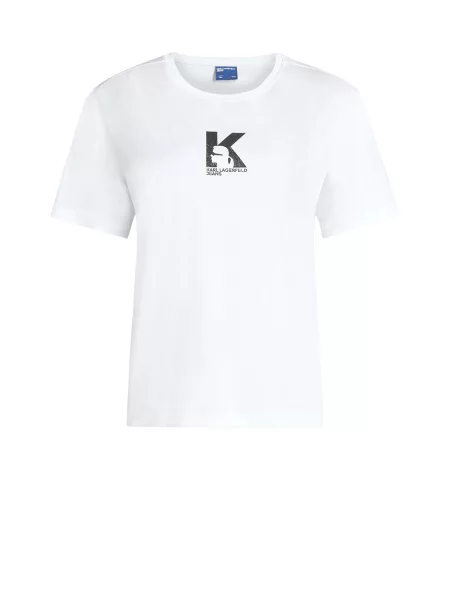 KARL LAGERFELD JEANS Tricou negru alb