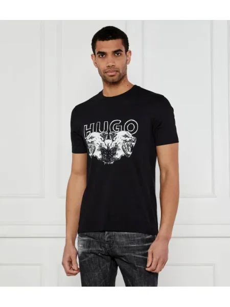 HUGO Tricou Durro | negru
