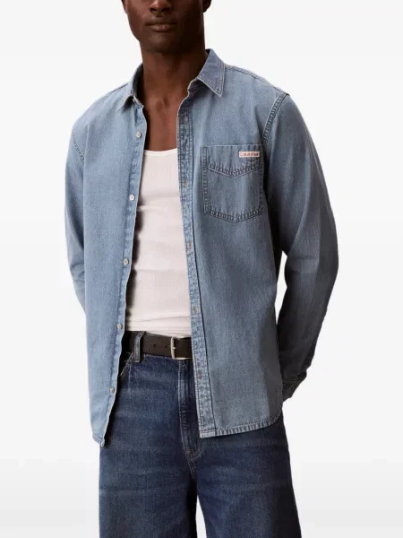 Dugo košulja Calvin Klein plava