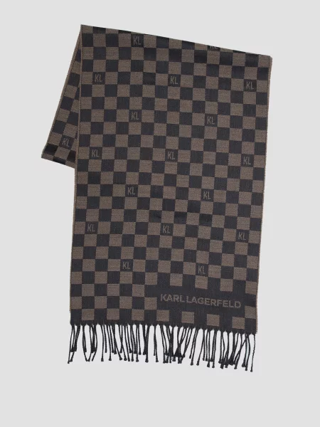 Шарф Karl Lagerfeld коричневый