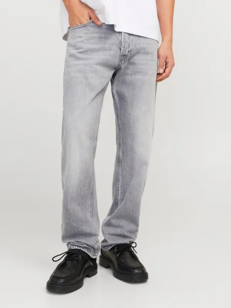 JACK & JONES Džínsy JJICHRIS JJORIGINAL denim sivý