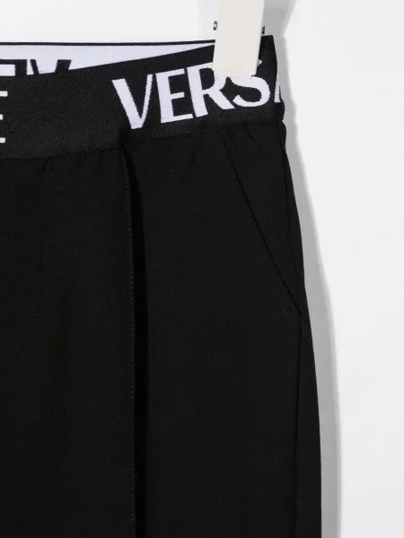 Pantaloni copii Versace negru