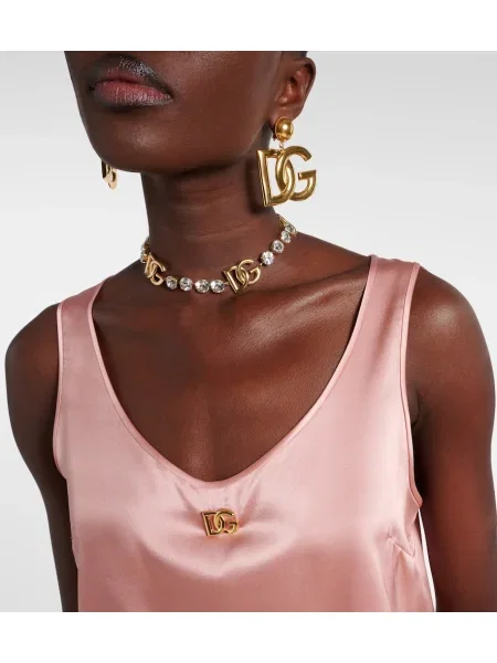 Top Dolce&gabbana din satin roz