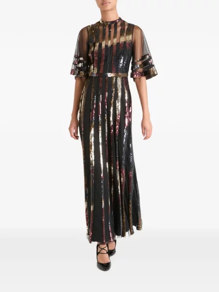 Rochie Temperley London cu paiete negru