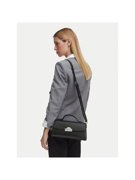 Karl Lagerfeld torebka crossbody z imitacji skóry K/RSG czarna