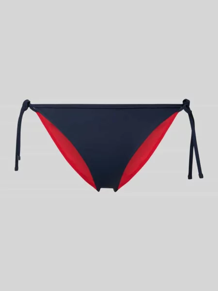 Figi bikini w stylu color blocking Tommy Hilfiger granatowy