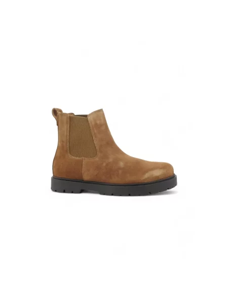 Sztyblety Birkenstock skórzane brązowe