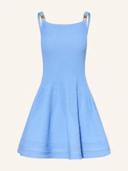 Maje Sukienka Z Dzianiny blau