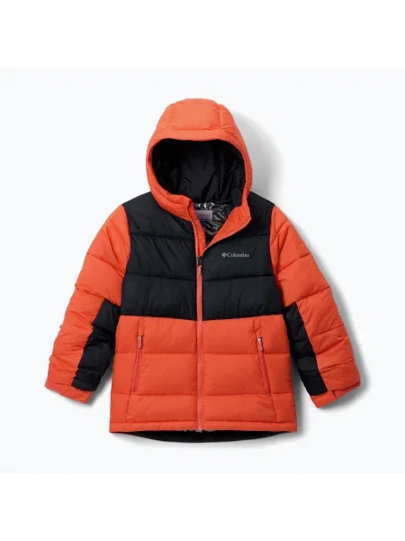 Gyerek bélelt dzseki Columbia Pike Lake II Hooded zing/black. Méret: XL fekete