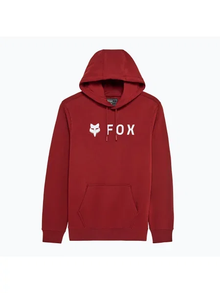 Мъжки суитшърт Fox Racing Absolute rust червено