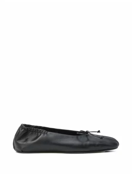 Balerini Bimba Y Lola din piele cu volane negru