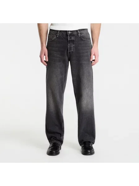 Τζιν AllSaints Loose Straight Jean Washed Grey γκρι