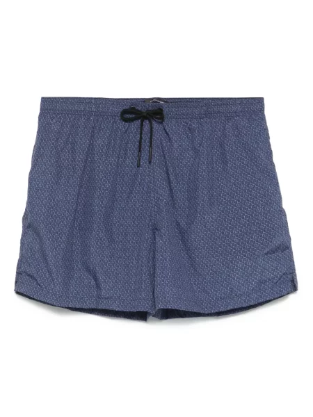 Slip de baie Tagliatore cu imagine albastru