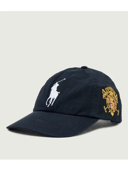 POLO RALPH LAUREN Șapcă baseball cu adaos de piele alb