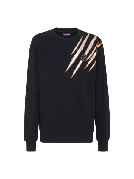 Bluza z kapturem Plein Sport z kapturem czarna