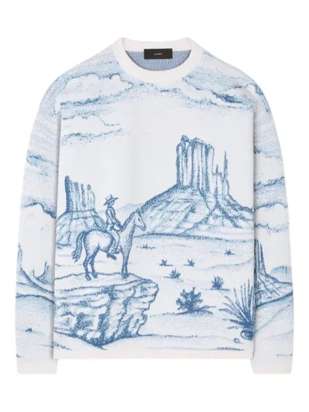 Pulover Alanui de lână albastru