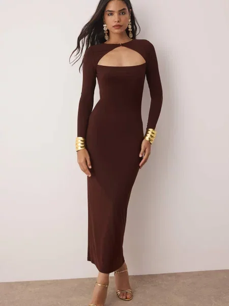 Trendyol Rochie maro
