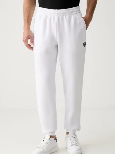 Emporio Armani melegítő szett férfi viszkózzal fehér