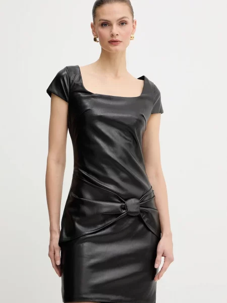 Guess sukienka ALIENOR mini prosta czarny