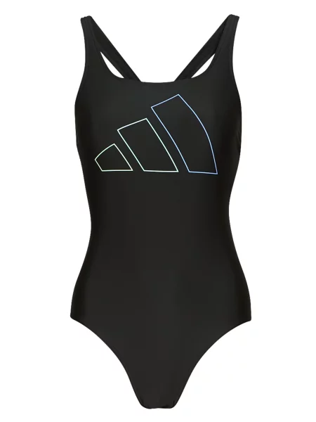 Enodelne kopalke Adidas črna