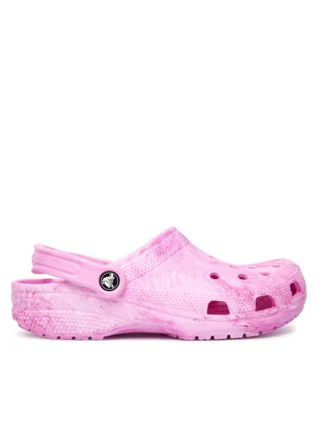 Классические шлепанцы Crocs розовые