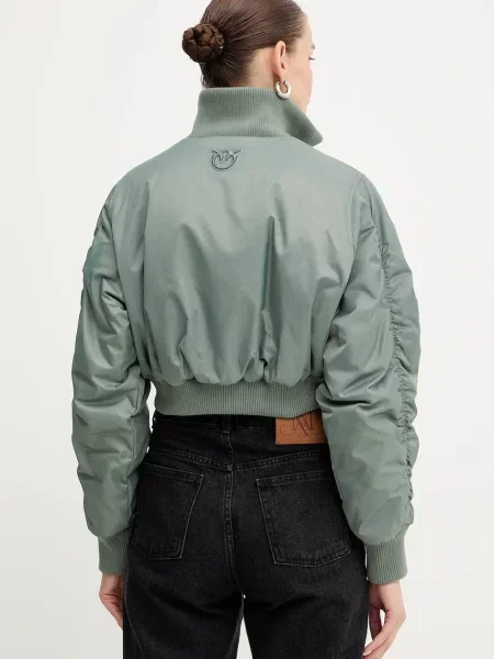 Бомбер Pinko зеленый