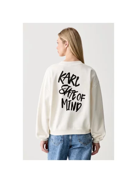 Bluza Karl Lagerfeld beżowa