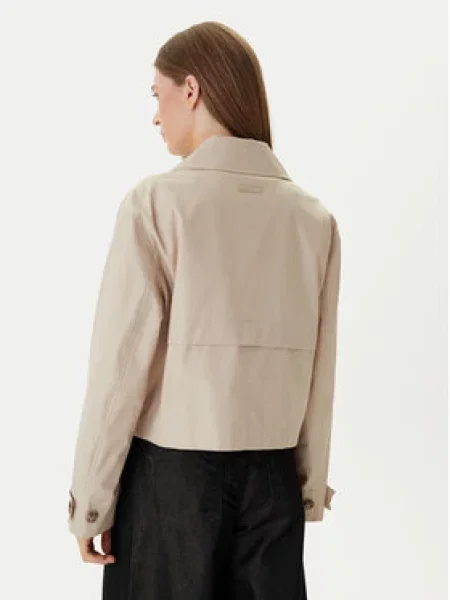 Calvin Klein Prehodna jakna svetlo rjava bež
