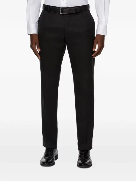 Pantaloni croiți Boggi Milano negru